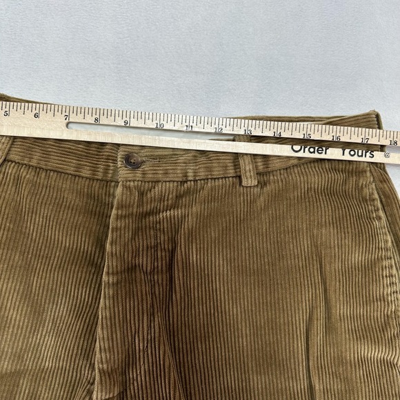 Brooks Brothers Hudson Pants Men's 36x30 Brown Corduroy Classic Fit‎ Casual - Picture 9 of 12